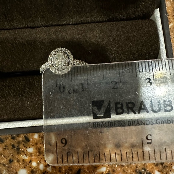 Princess ring half carat. - Picture 11 of 12